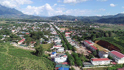 D.iện m.ạo thị trấn Tân Uyên (Lai Châu) đổi thay, hiện đại từng ngày