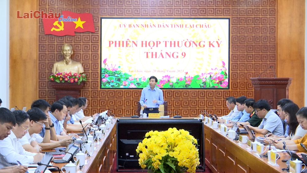 Phiên họp thường kỳ UBND tỉnh tháng 9
