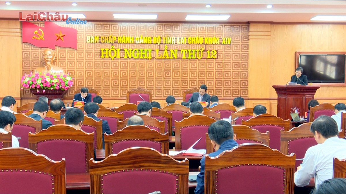 Hội nghị lần thứ 12 Ban Chấp hành Đảng bộ tỉnh khóa XIV