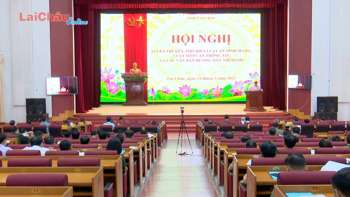 Hội nghị tuyên truyền phổ biến Luật An ninh mạng, Luật Tiếp cận thông tin