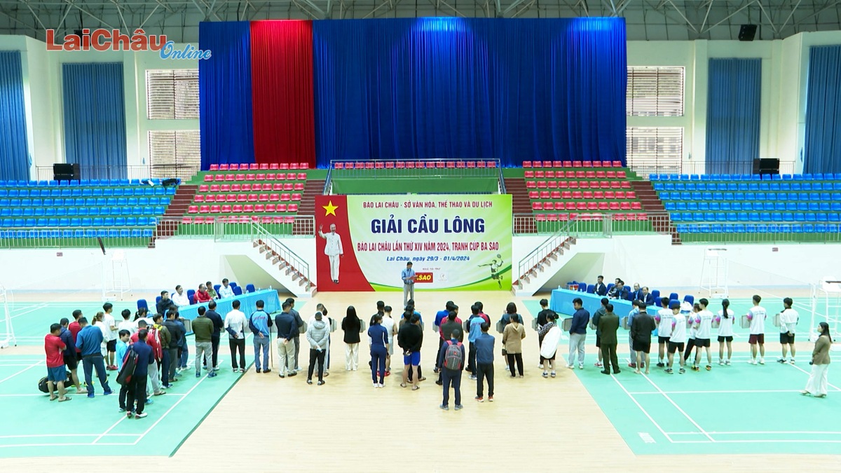 Giải cầu lông Báo Lai Châu lần thứ XIV năm 2024, tranh Cúp Ba Sao