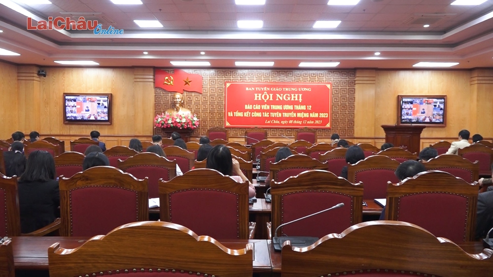 Hội nghị Báo cáo viên Trung ương tháng 12 và tổng kết công tác tuyên truyền miệng năm 2023