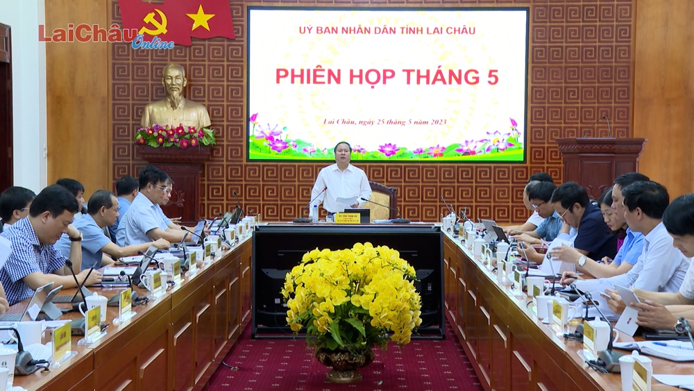 UBND tỉnh: Phiên họp tháng 5