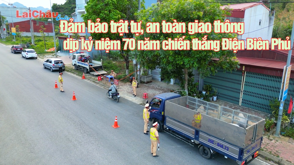 Đảm bảo trật tự, an toàn giao thông dịp kỷ niệm 70 năm chiến thắng Điện Biên Phủ