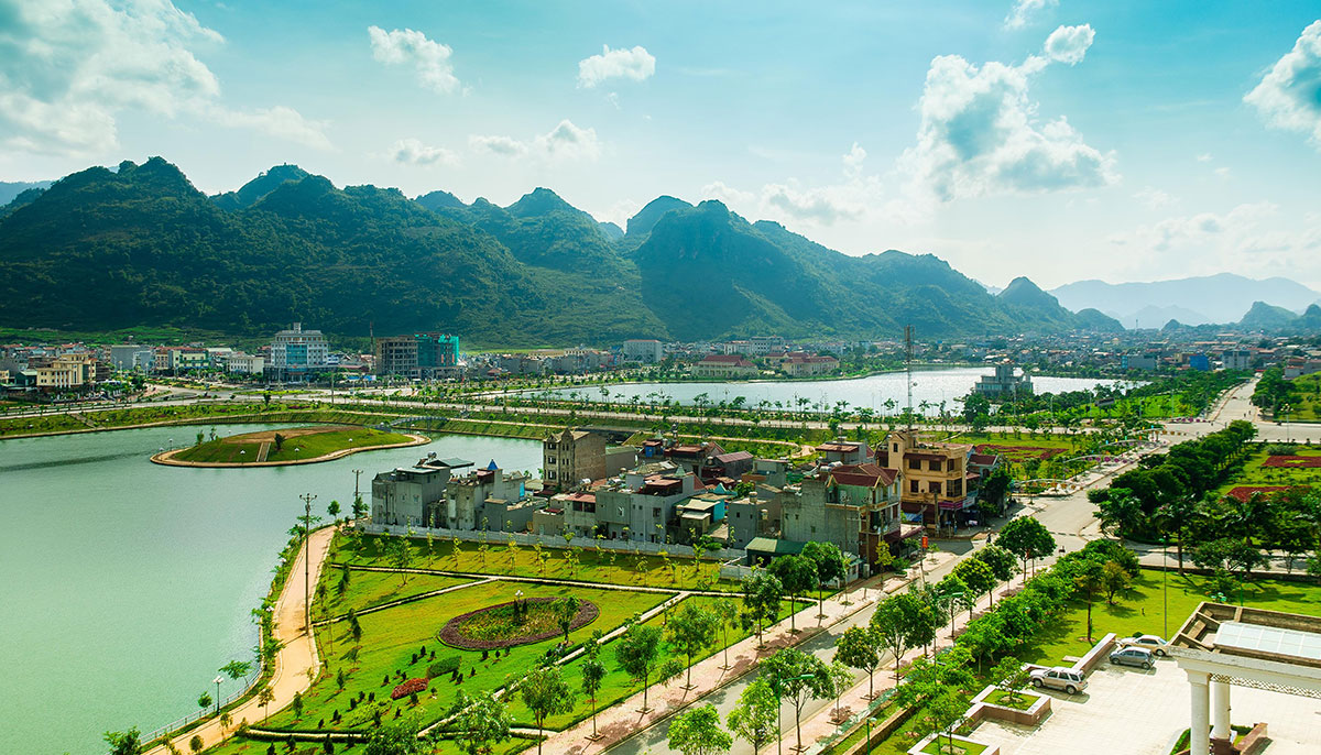 Một góc thành phố Lai Châu.