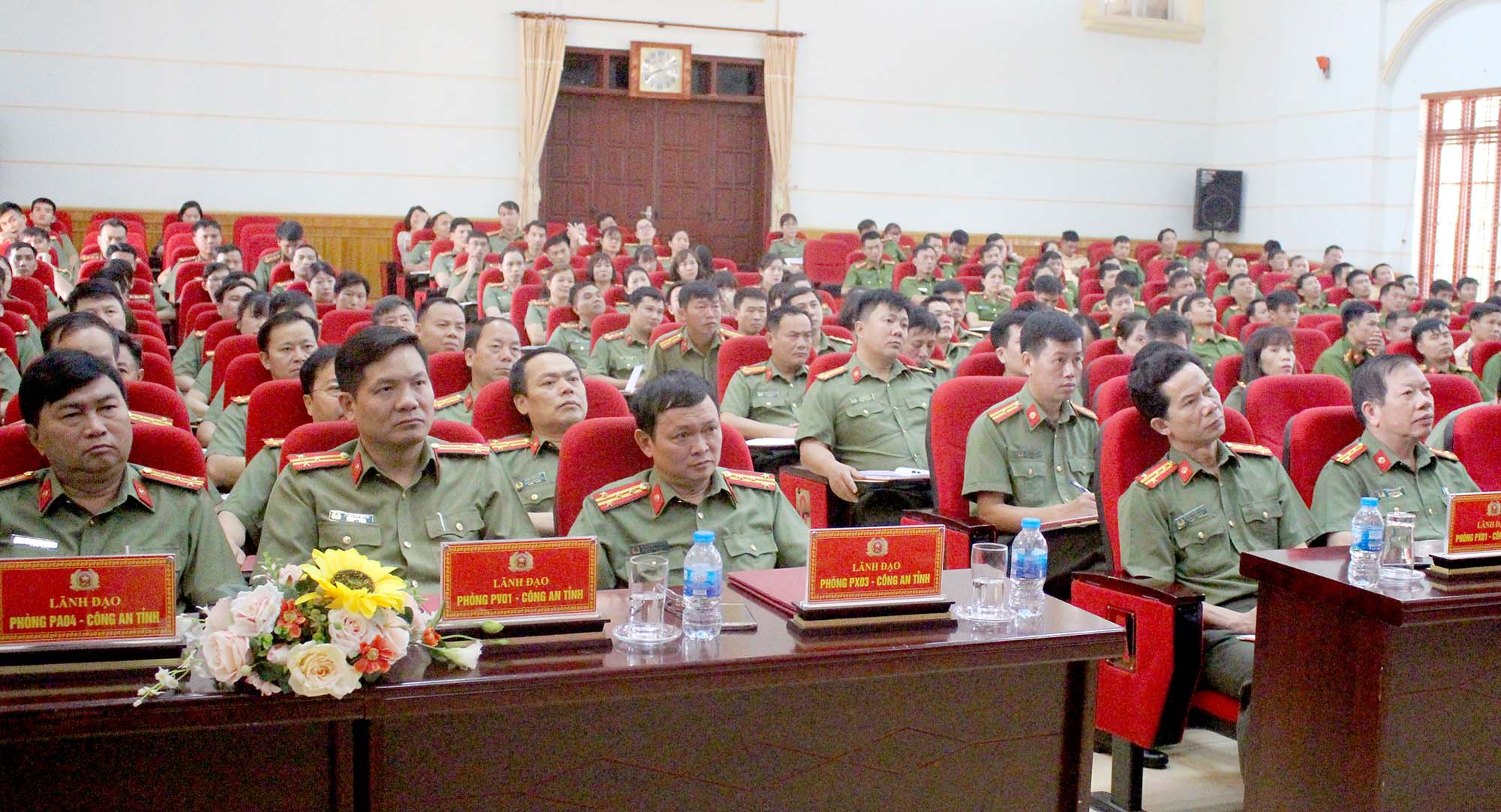 Công an tỉnh phát động phong trào thi đua đặc biệt