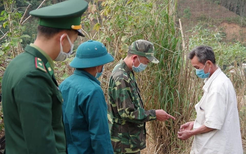 Lực lượng biên phòng Lai Châu kiểm soát chặt khu vực biên giới ngăn chặn việc xuất nhập cảnh trái phép.