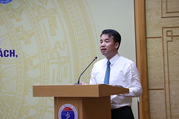 Tổng Giám đốc BHXH Việt Nam Nguyễn Thế Mạnh phát biểu tại buổi lễ