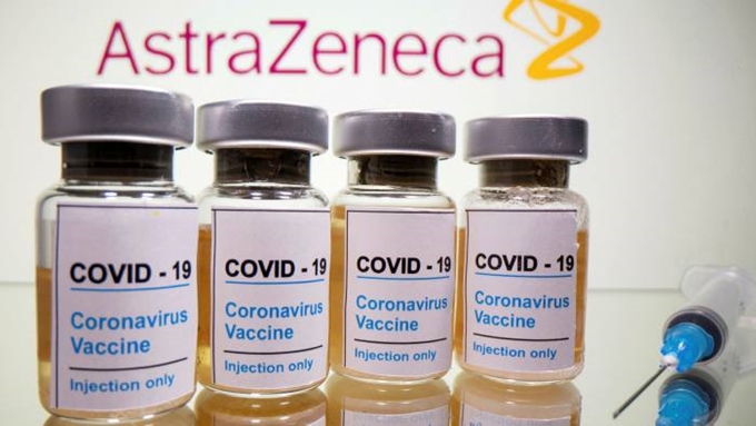 Vắc xin COVID-19 của hãng AstraZeneca. Ảnh: Reuters