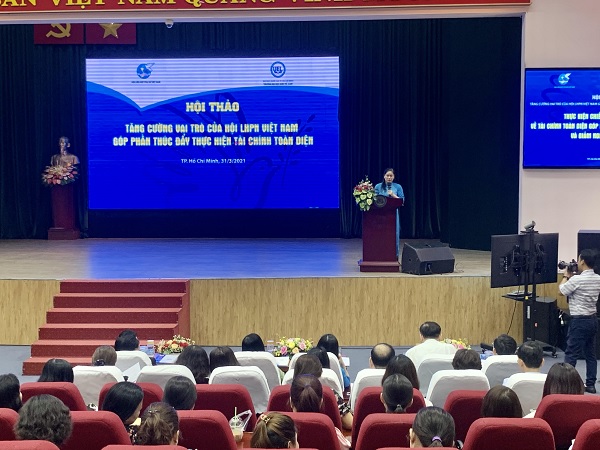 hó Chủ tịch Trung ương Hội LHPN Việt Nam Đỗ Thị Thu Thảo phát biểu khai mạc Hội thảo