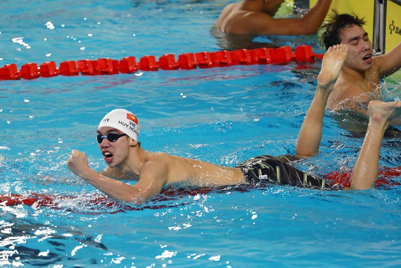 Bơi lội cùng Điền kinh giành gần 20% tổng số huy chương Vàng của đoàn Việt Nam.