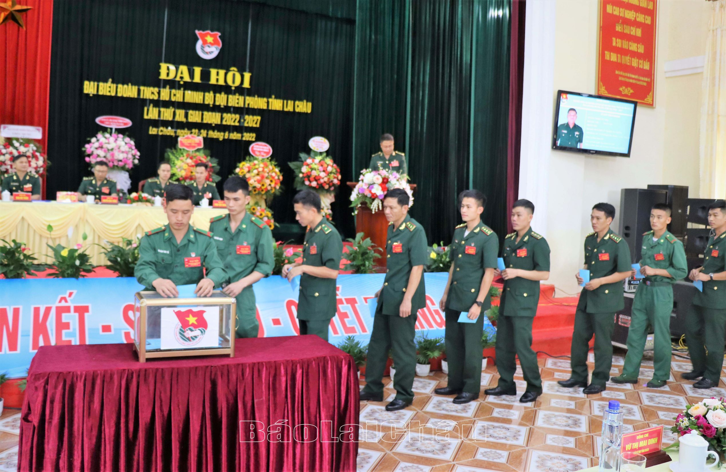 Đại hội bầu đại biểu đi dự Đại hội Đại biểu Đoàn TNCS Hồ Chí Minh tỉnh Lai Châu lần thứ XIV.