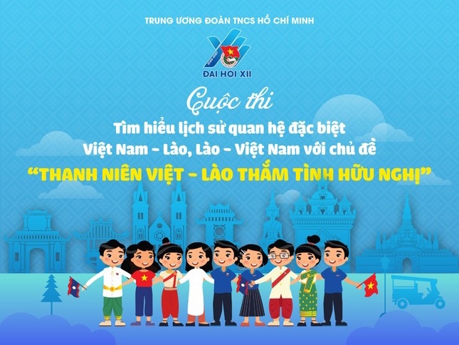 Cuộc thi tìm hiểu lịch sử quan hệ đặc biệt Việt Nam - Lào, Lào - Việt Nam gồm: Thi viết (dành cho đoàn viên, thanh niên hai nước) và Thi trắc nghiệm tương tác trực tuyến (dành cho đoàn viên, thanh niên Việt Nam)