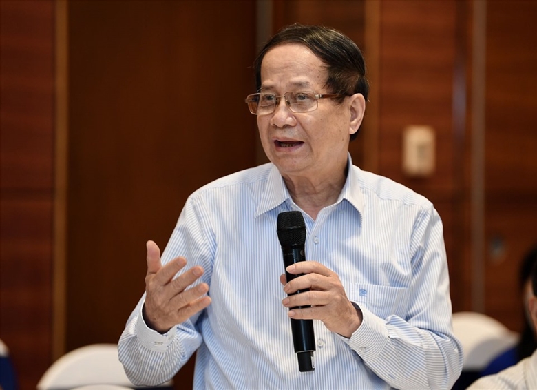 PGS.TS Ngô Trí Long, nguyên Viện trưởng Viện Nghiên cứu giá cả (Bộ Tài chính). Ảnh: HA.