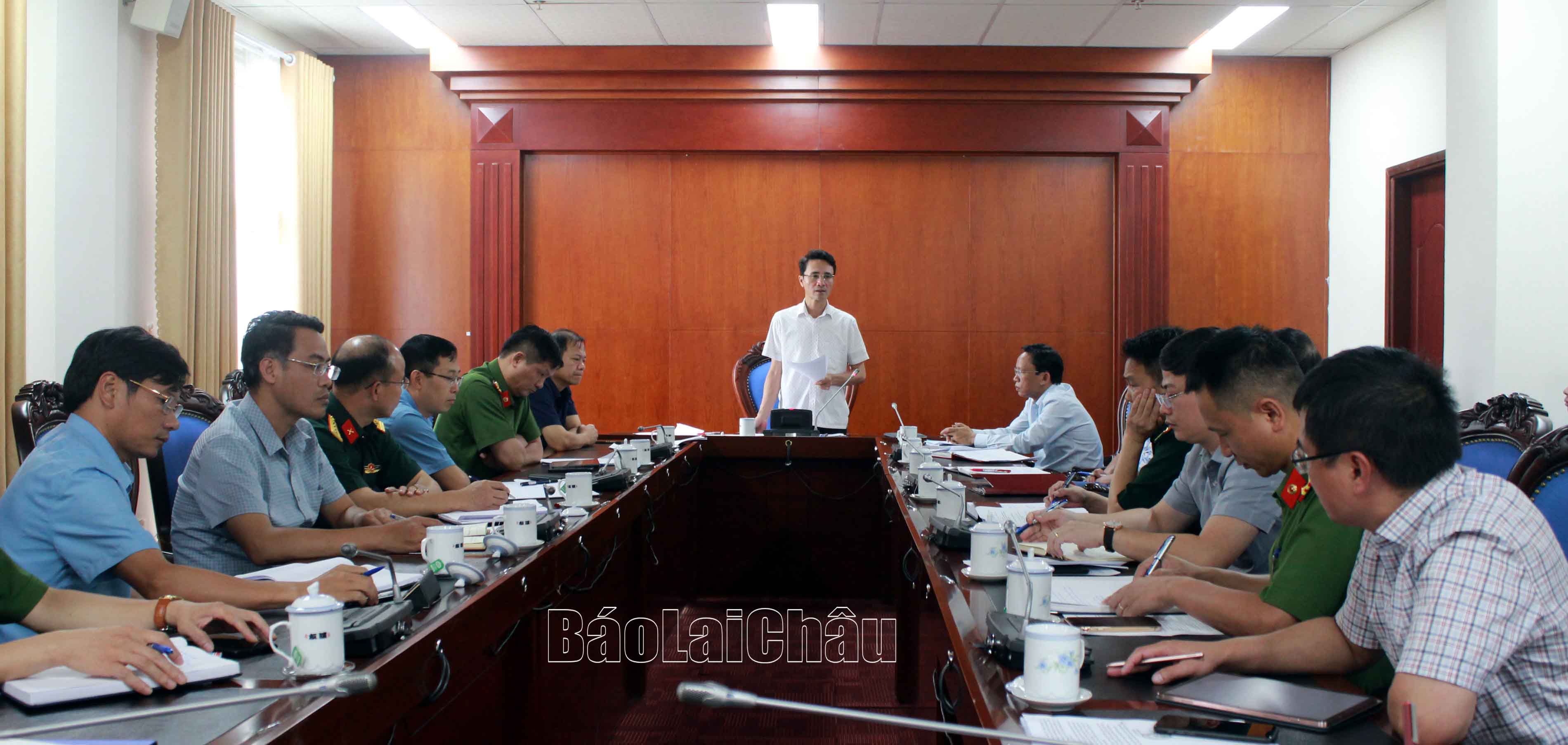 Đồng chí Hà Trọng Hải - Tỉnh ủy viên, Phó Chủ tịch UBND tỉnh kết luận cuộc họp.