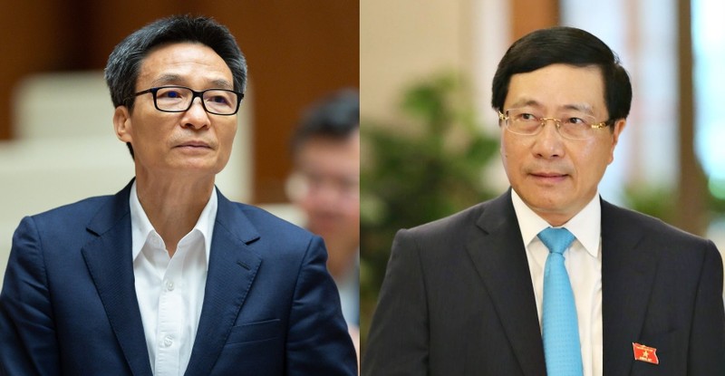 Quốc hội đã phê chuẩn việc miễn nhiệm 2 Phó Thủ tướng Chính phủ Phạm Bình Minh và Vũ Đức Đam.