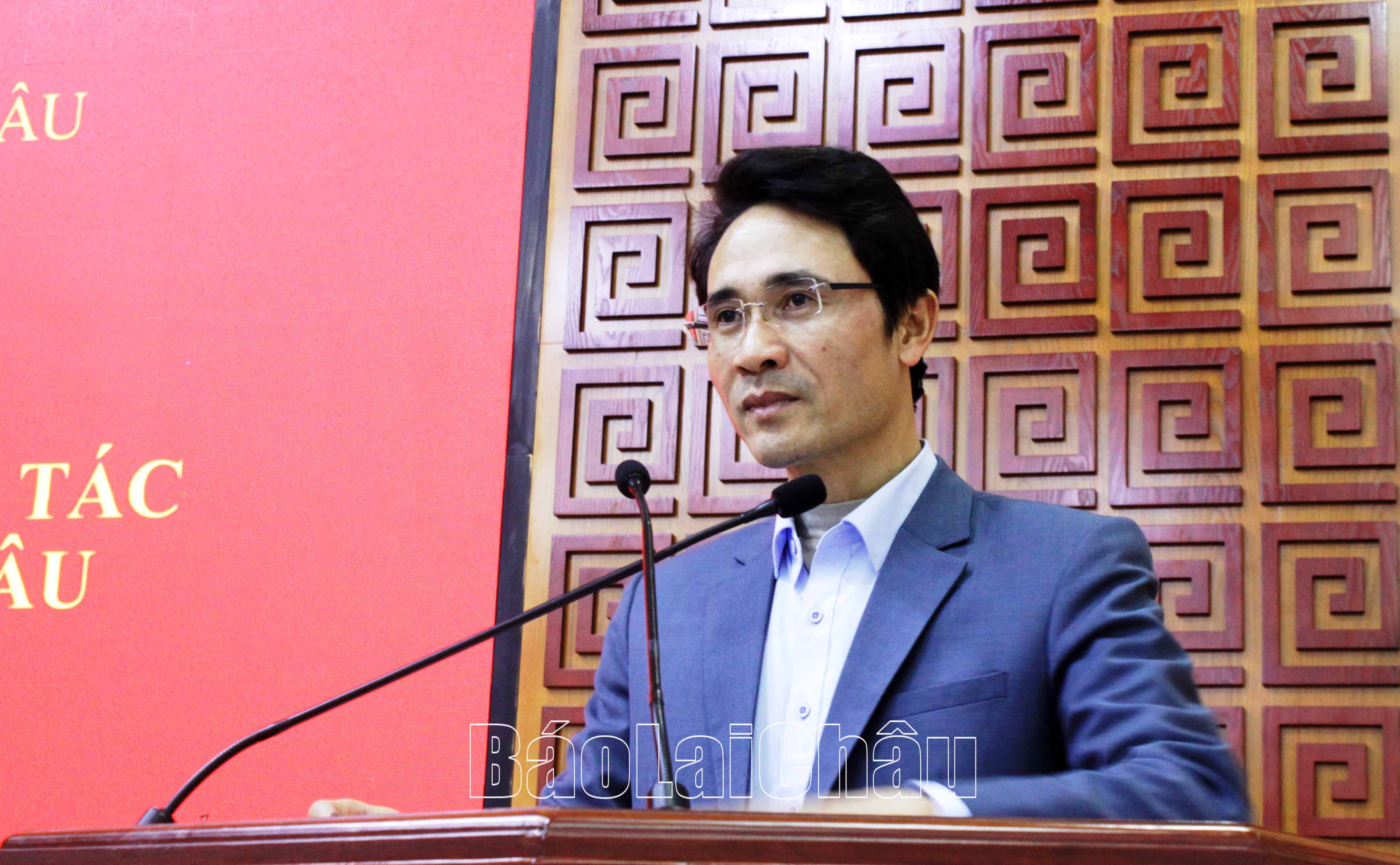 Đồng chí Hà Trọng Hải - Phó Chủ tịch UBND tỉnh phát biểu và giao nhiệm vụ cho ngành Thanh tra tỉnh.