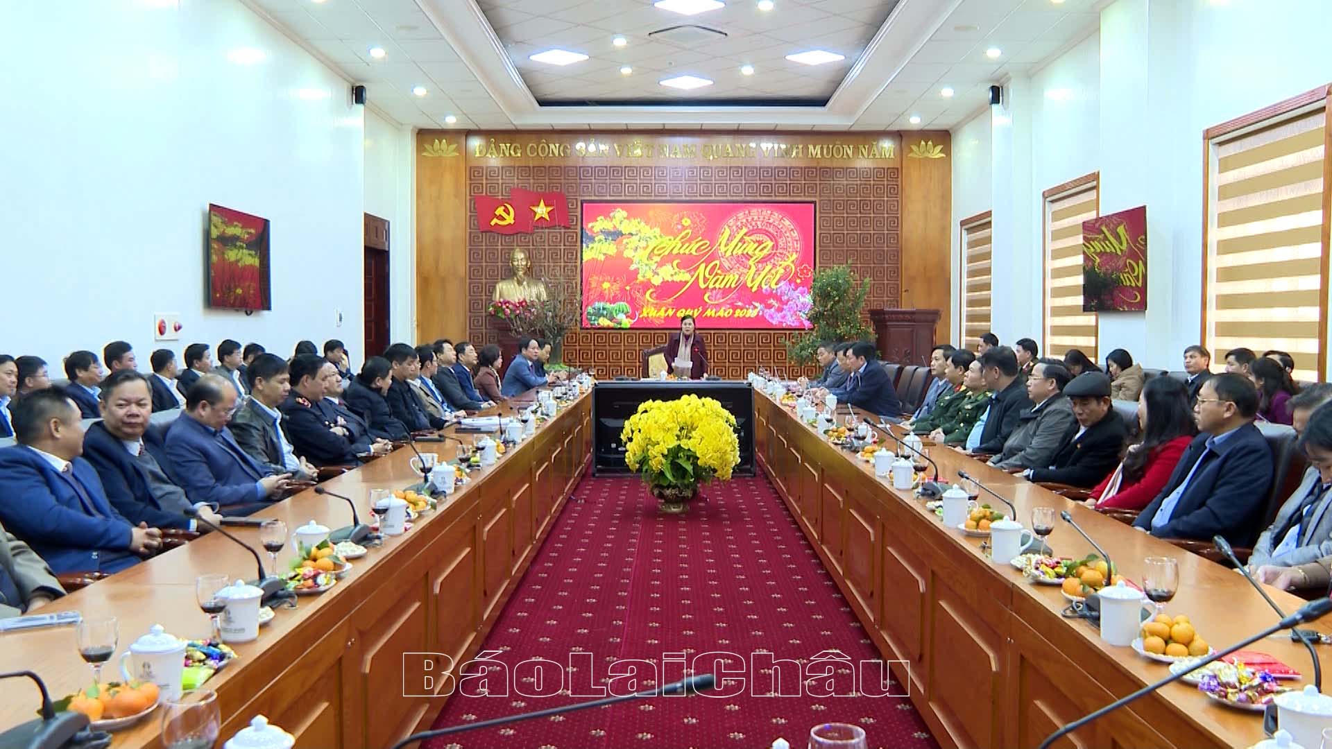 Tỉnh ủy gặp mặt đầu xuân Quý Mão 2023