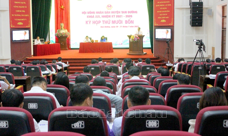 Quang cảnh kỳ họp.