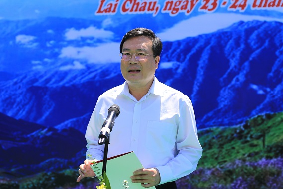 Đồng chí Lương Chiến Công phát biểu chỉ đạo tại hội thi.