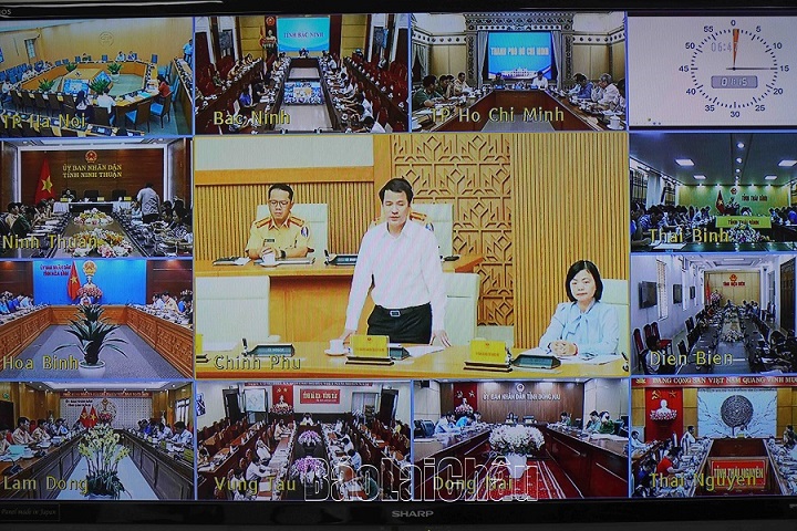 Lãnh đạo Trung ương Đoàn thanh niên Cộng sản Hồ Chí Minh phát biểu tại hội nghị.