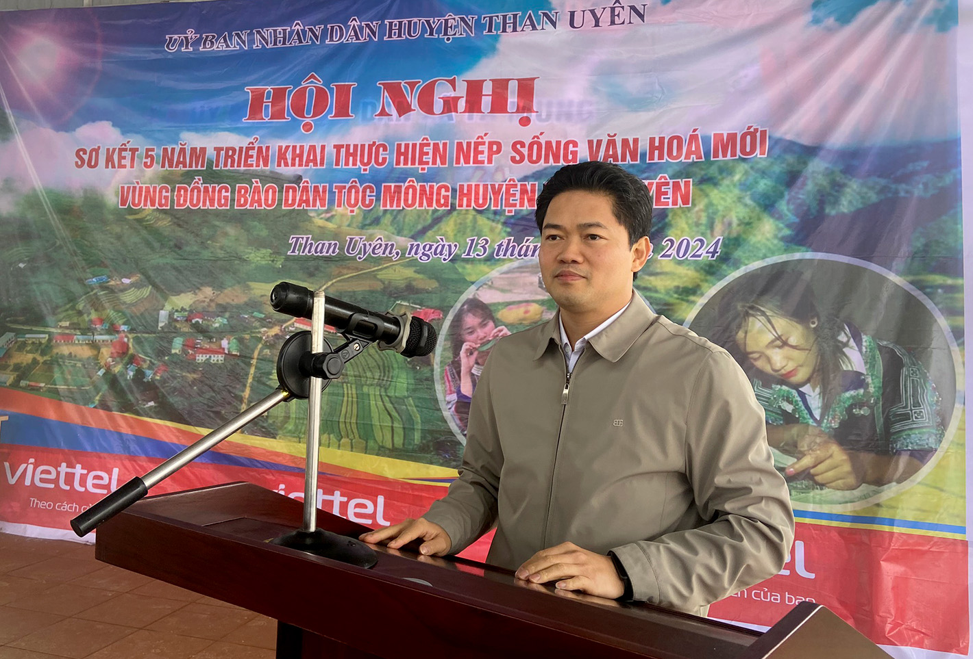 Đồng chí Vũ Mạnh Hà - Ủy viên dự khuyết Ban Chấp hành Trung ương Đảng, Phó Bí thư Thường trực Tỉnh ủy phát biểu tại hội nghị.