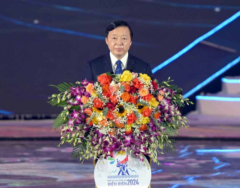 Phó Thủ tướng Chính Phủ Trần Hồng Hà phát biểu tại Lễ khai mạc.