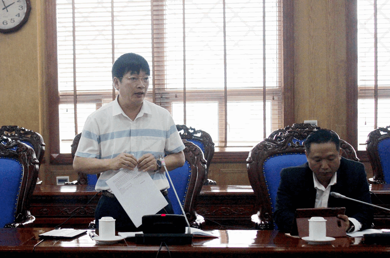 Đồng chí Nguyễn Tiến Tăng - Hiệu trưởng. Trường Chính trị tỉnh