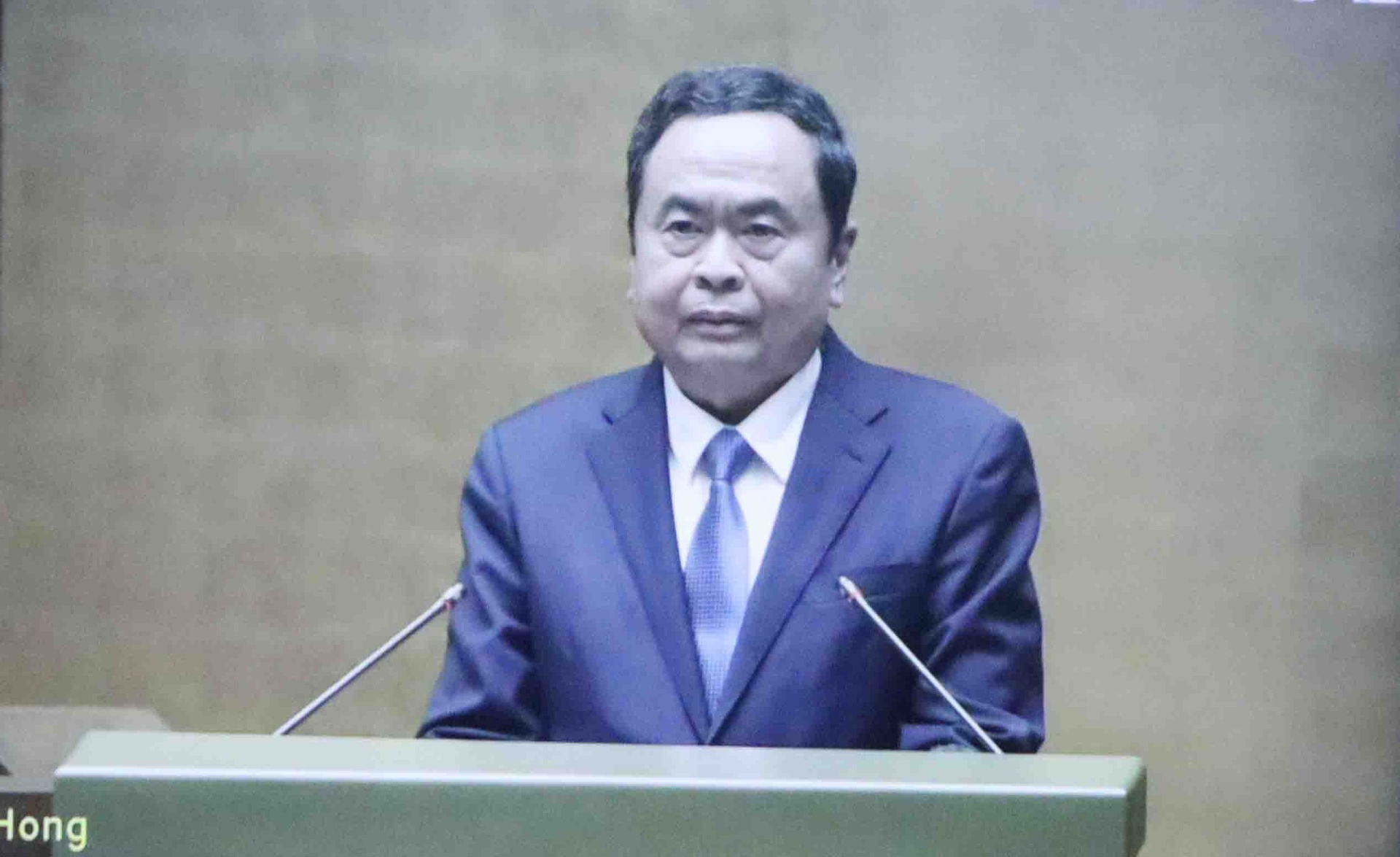 Đồng chí Trần Thanh Mẫn - Ủy viên Bộ Chính trị, Chủ tịch Quốc hội quán triệt nội dung trọng tâm, cốt lõi của Nghị quyết số 66-NQ/TW.