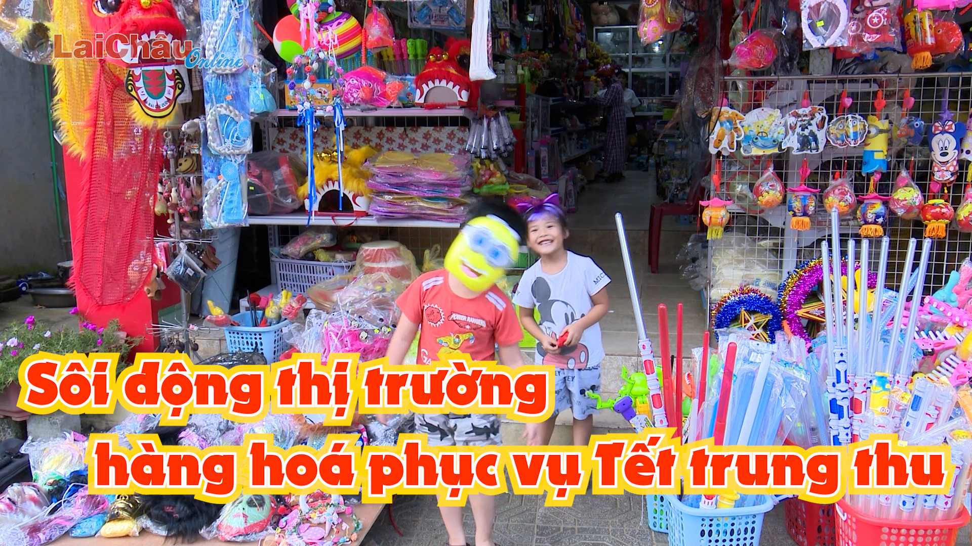 Sôi động thị trường hàng hoá phục vụ Tết trung thu