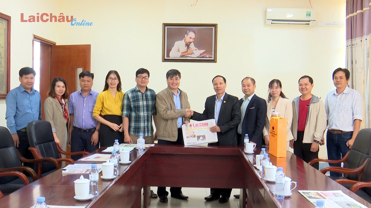 Báo Long An thăm và trao đổi nghiệp vụ với Báo Lai Châu
