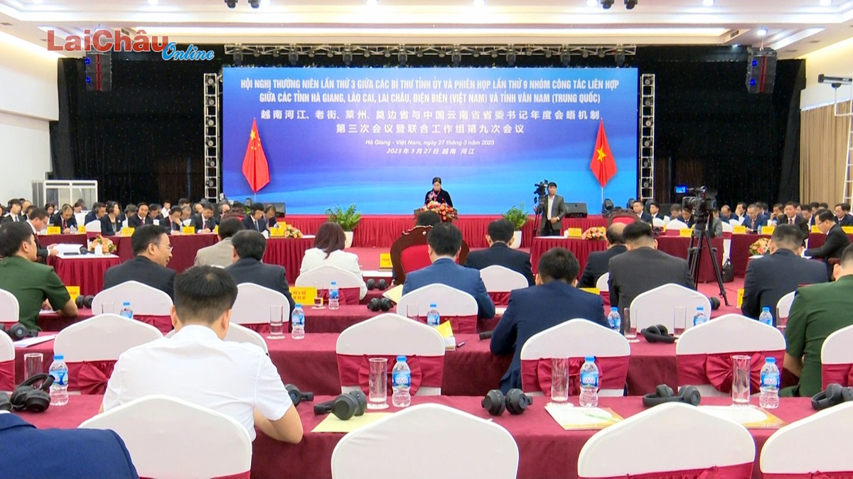 Phiên họp lần thứ 9 Nhóm Công tác liên hợp giữa các tỉnh: Hà Giang, Lào Cai, Lai Châu, Điện Biên (Việt Nam) và tỉnh Vân Nam (Trung Quốc)