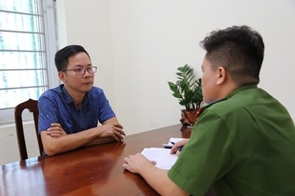 Công an tỉnh Vĩnh Phúc khởi tố Phó ban Tuyên giáo Huyện ủy Tam Đảo về hành vi vu khống trước thềm đại hội Đảng các cấp. Ảnh: Công an Vĩnh Phúc