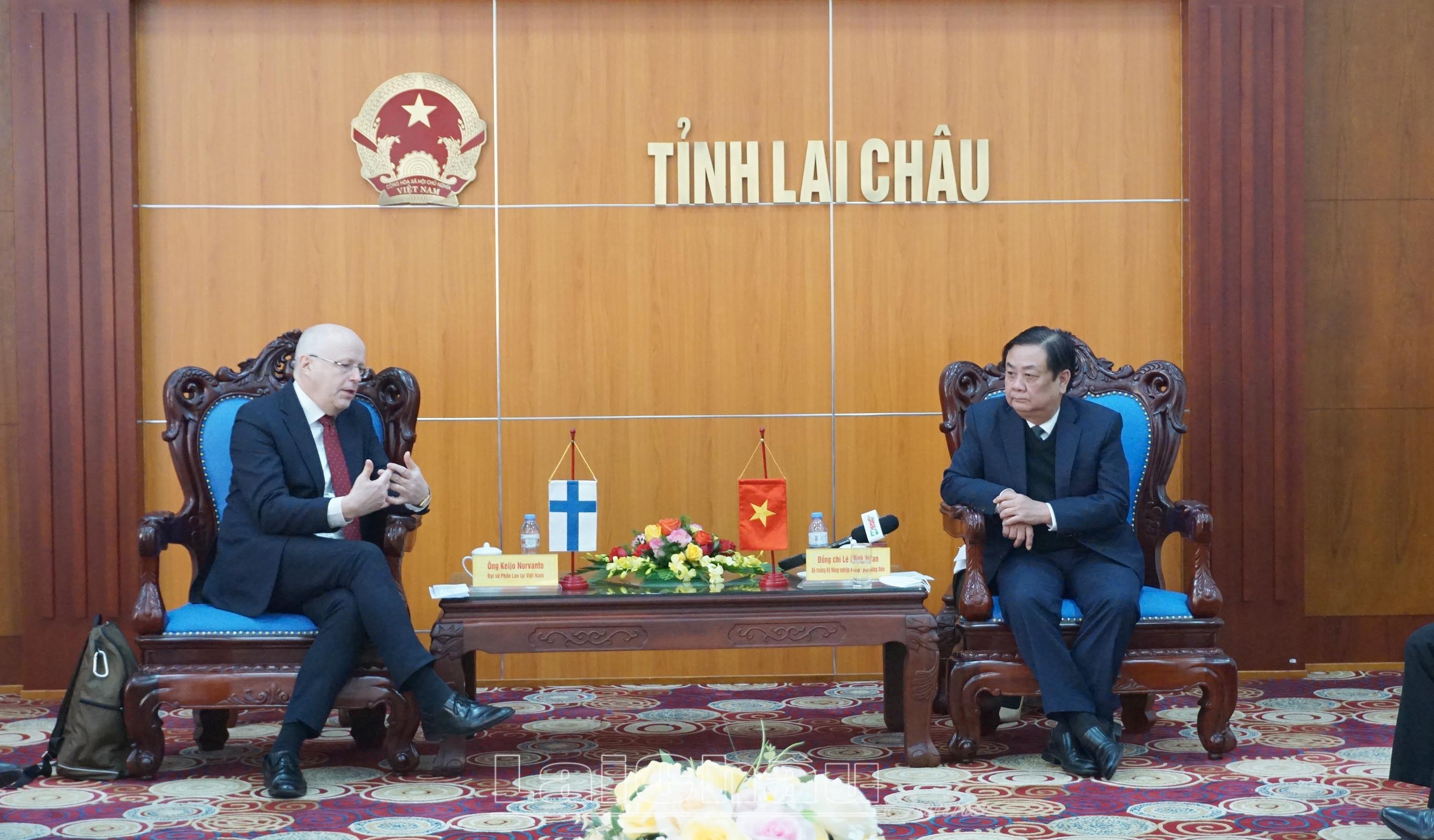 Ngài Đại sứ Phần Lan tại Việt Nam Keijo Ensino Norvanto khẳng định đây là cơ hội khám phá các tỉnh, thành của Việt Nam, trong đó có Lai Châu để tìm hiểu về điều kiện kinh tế - xã hội, nguồn lực, nhất là lĩnh vực lâm nghiệp.