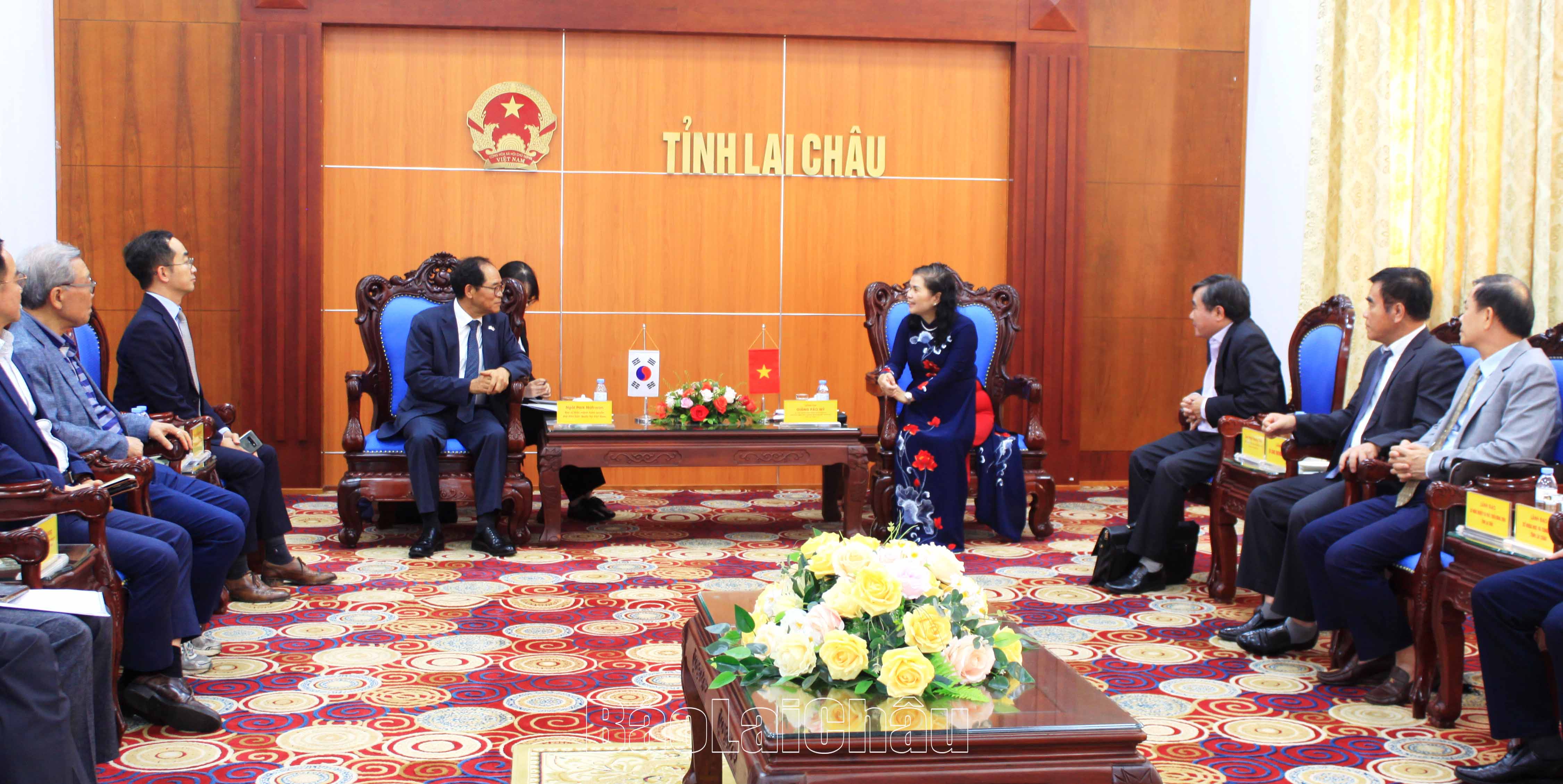 Quang cảnh buổi tiếp.