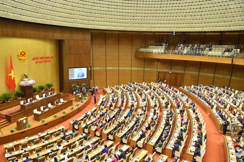 Quang cảnh phiên khai mạc Kỳ họp thứ ba, Quốc hội khóa XV. Ảnh: TL.  
