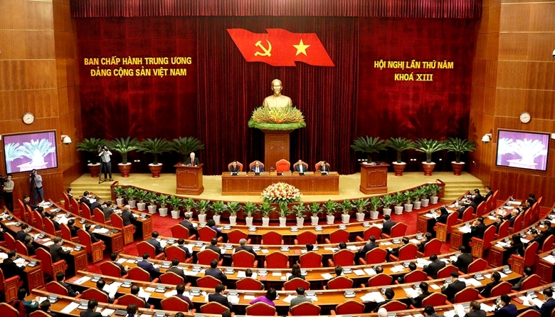 Hội nghị Trung ương 5, Khóa XIII diễn ra từ ngày 4 - 10/5/2022. (Ảnh: PC) 