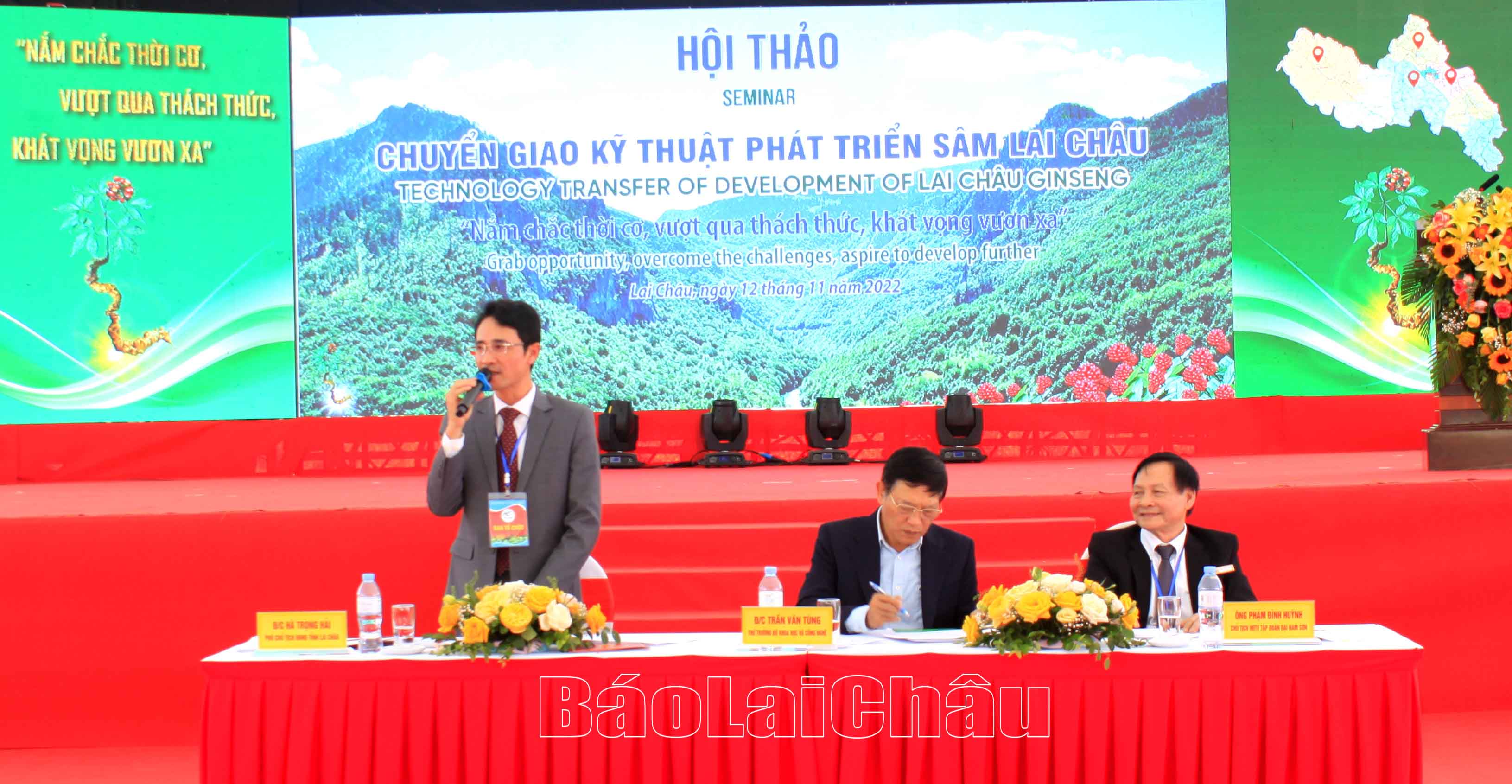 Đồng chí Hà Trọng Hải - Phó Chủ tịch UBND tỉnh phát biểu kết luận Hội thảo.