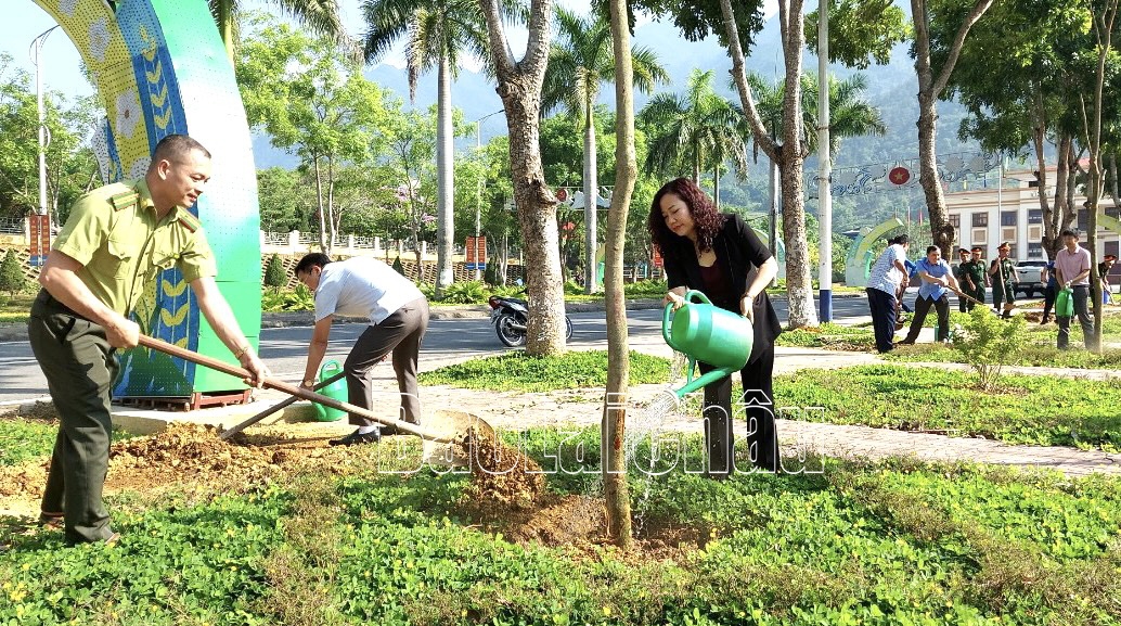 trồng cây xanh