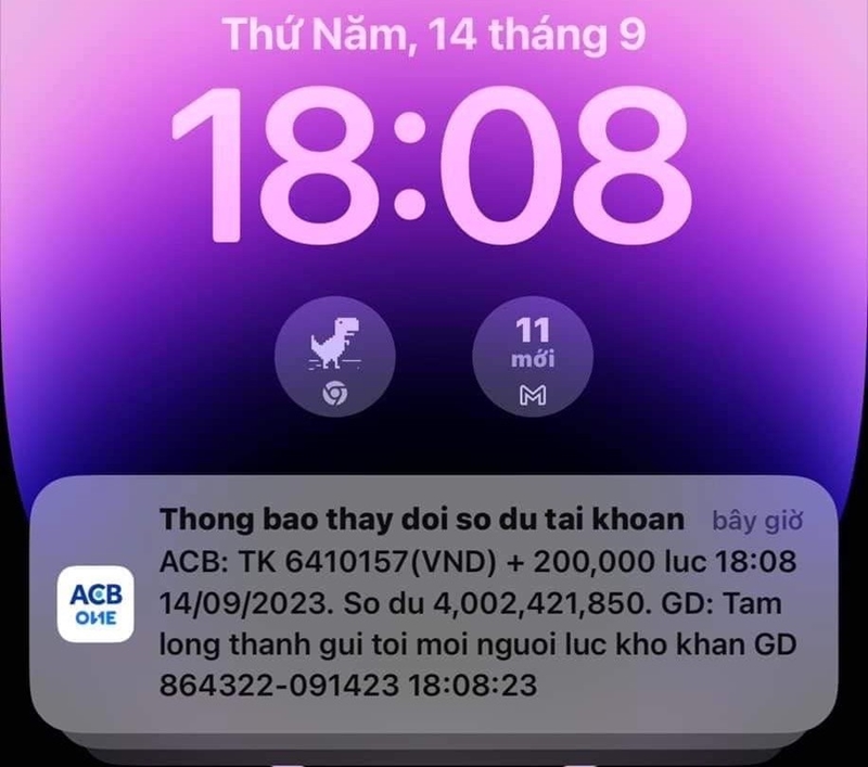 Sau gần 2 ngày xảy ra vụ cháy chung cư, có tài khoản trên mạng xã hội đã quyên góp được hơn 4 tỷ đồng. 