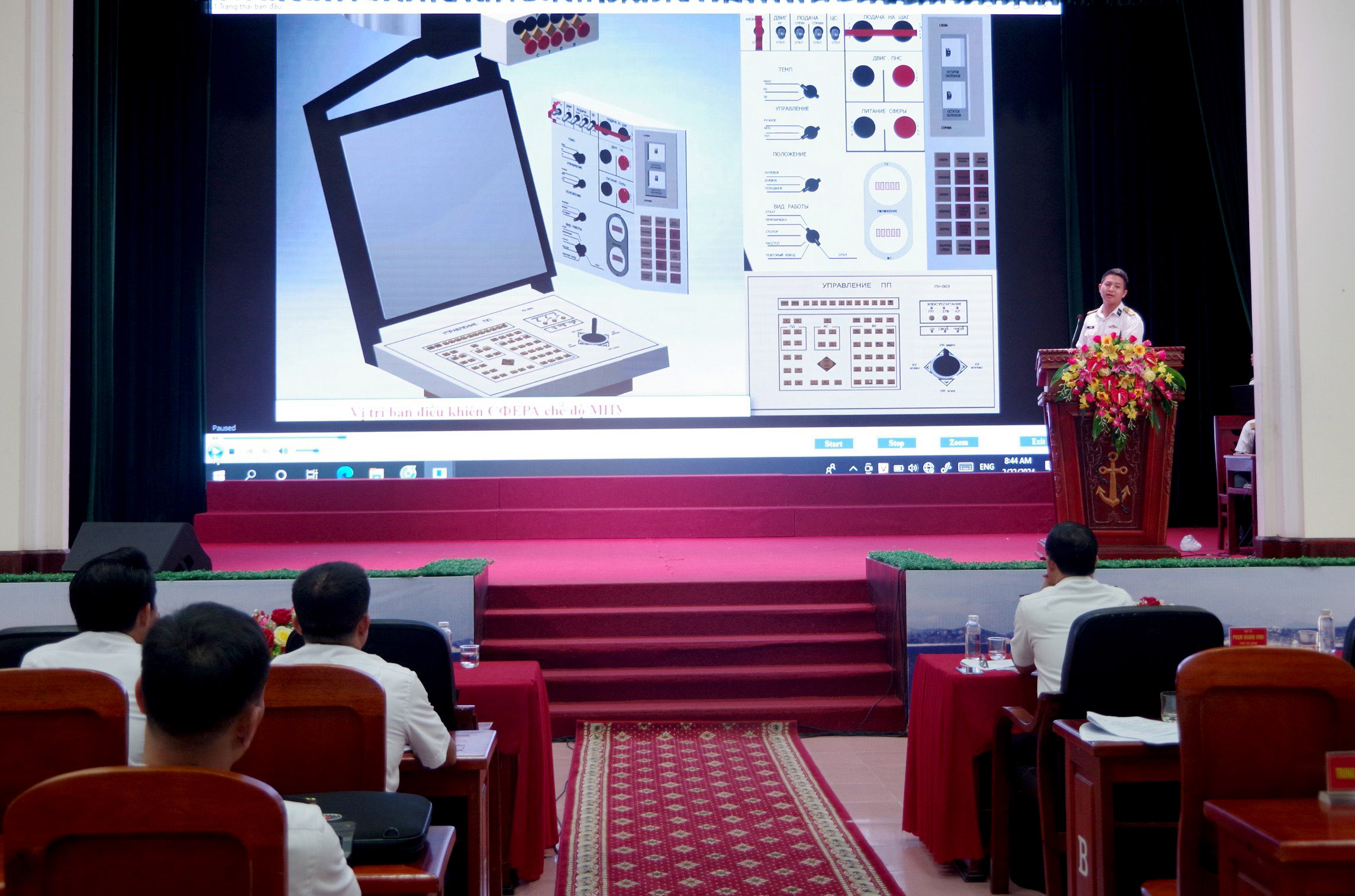 phần thi mô hình học cụ, phim huấn luyện của Lữ đoàn 161. 
