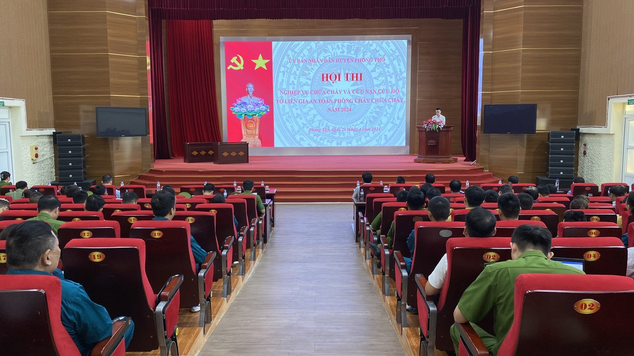 Quang cảnh Hội thi.