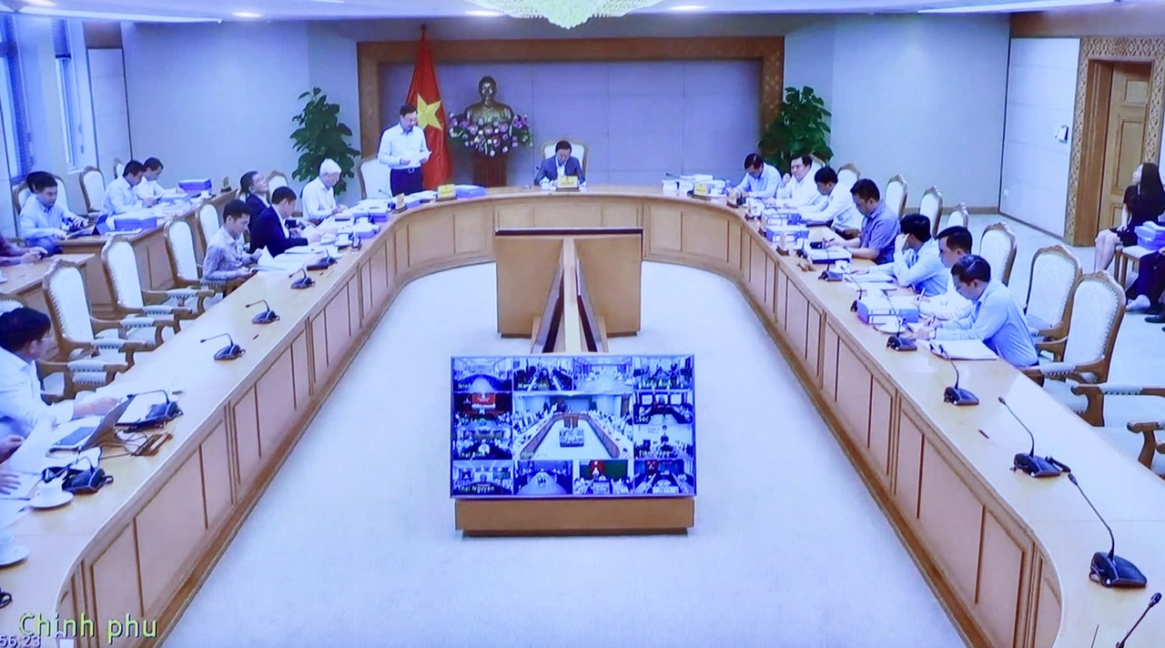 Quang cảnh Hội nghị tại điểm cầu trung ương